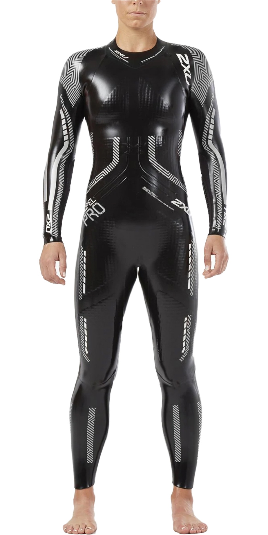 2022 2XU Womens Propel Pro Triathlon Wetsuit WW5125c - Black
